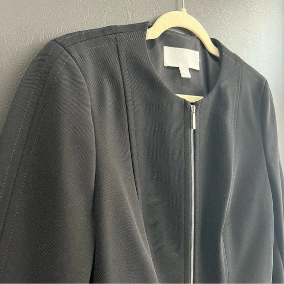 Hugo Boss Jazulara Jersey Twill Jacket in Black Size 10 - Picture 3 of 12